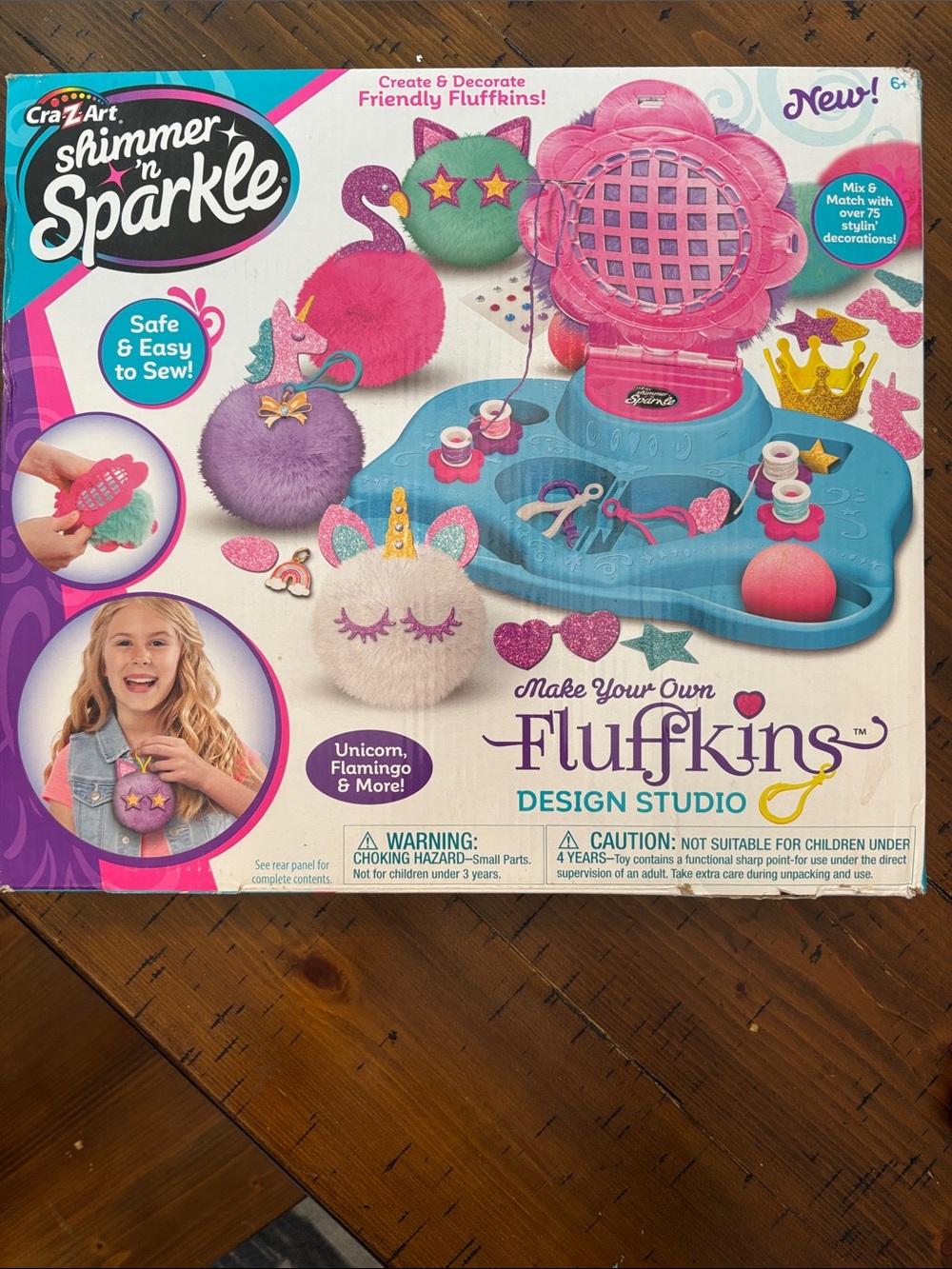 Shimmer n Sparkle Fluffkins Design Studio - creative and fun gift! NIB